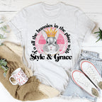 To All The Bunnies In The Place With Style & Grace Tee Peachy Sunday