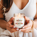Toasted Pumpkin Spice Candle Soy Wax Autumn Pumpkin Pie Home Fragrance