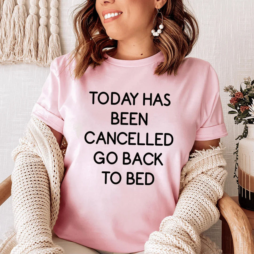 Today Has Ben Cancelled Tee - SJB-DIAMOND ELITES