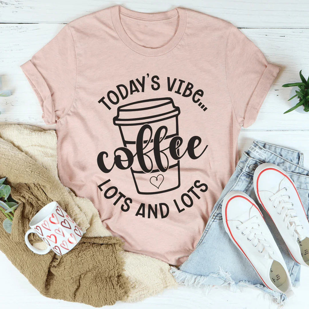 Today's Vibe Tee Peachy Sunday