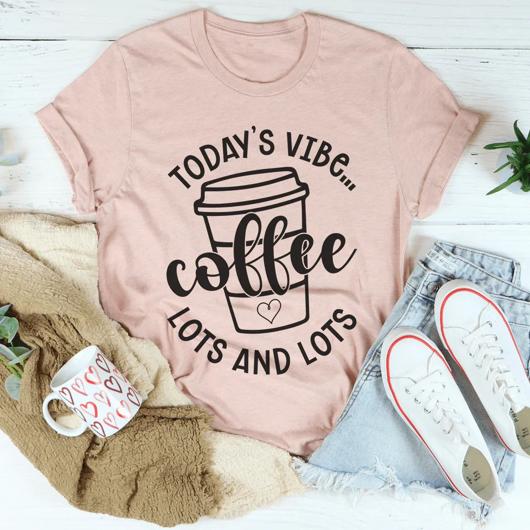 Today's Vibe Tee Peachy Sunday