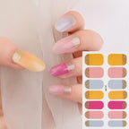 Toe Nail Sticker Wraps Adhesive Decals Toenail Polish Strips DIY Pedicure Foot Decals Manicure Strips Decals Full Wraps Women Glitter Toenail Nail Polish Strips Decals Full Wraps Self Adhesive Toe Nail Tip Full Toe Nail Wraps Feet Decorations