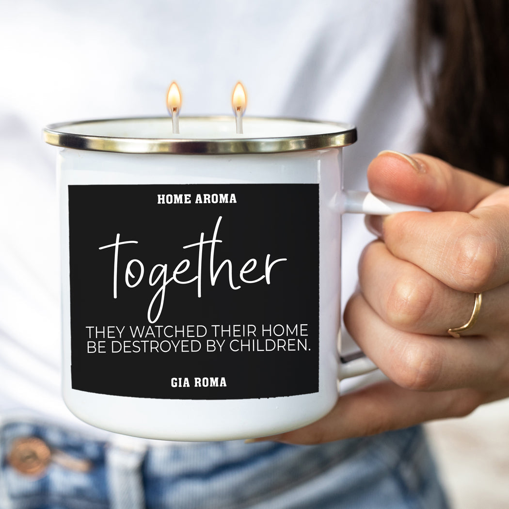 Mothers Day Candle Mug 16oz Reusable Metal Candle Soy Gift BandsCo Straps