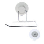 Toilet Paper Holder Bathroom Suction Hanger Tissue Rack Kitchen Towel Hook Powerful Vacuum Suction Cup Toilet Paper Roll Holder Wall Mount Towel Tissue Rack For Bathroom And Kitchen-Drill Free Stevvex