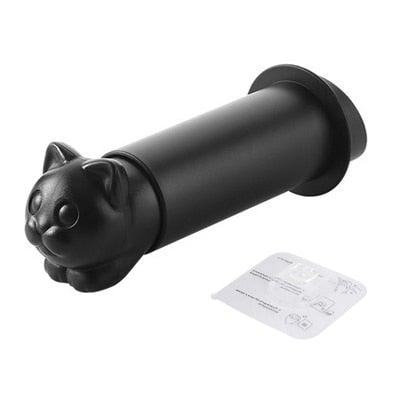 Toilet Paper Holder Cat Kitchen Roll Holder Adhesive Wall Towel Rack Creative Bathroom Tissue Hanger Paper Towel Holder Toliet Paper Holder Stevvex