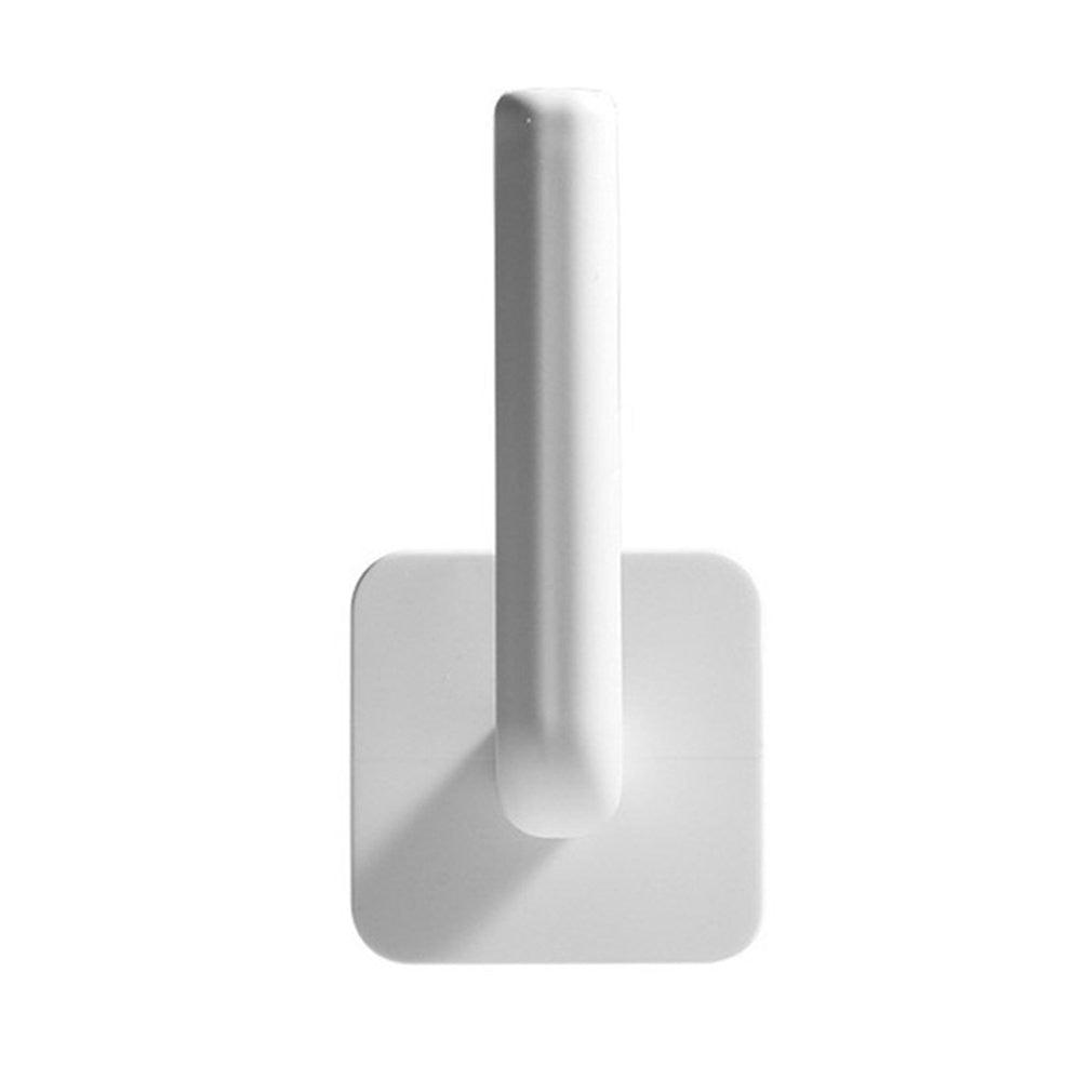 Toilet Paper Holder Hole-Free Tissue Rack Wall-Mounted Shelf Kitchen Bathroom Roll Paper Storage Window Handles Plastic Rustproof Paper Roll Holder No Drilling Easy To Install The Bathroom Accessory Suitable For Office Kitchen Bathroom Stevvex