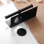 Toilet Paper Holder Phone Bathroom Roll Holder Aluminum Paper Holder with Shelf Black Double Paper Towel Holder Wall Mount Tissue Roll Hanger With Storage Shelf Space Aluminum Self Adhesive With Glue Wall Mount With Screws Stevvex