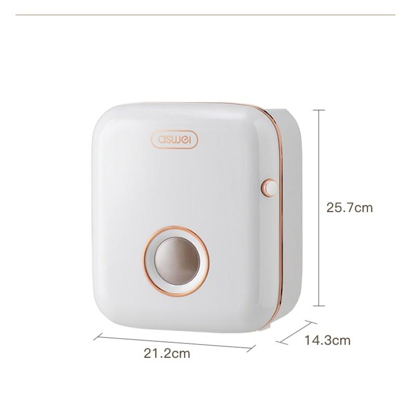 Toilet Paper Holder Stand Wall Mounted Waterproof Paper Towel Dispenser Holder Tissue Box Toilet Roll Holder For Toilet Paper Toilet Paper Roll Holder With Shelf And Drawer Adhesive Bathroom Tissue Box Holder Wall Mount Facial Toilet Tissue Paper Storage Stevvex