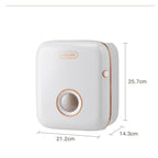 Toilet Paper Holder Stand Wall Mounted Waterproof Paper Towel Dispenser Holder Tissue Box Toilet Roll Holder For Toilet Paper Toilet Paper Roll Holder With Shelf And Drawer Adhesive Bathroom Tissue Box Holder Wall Mount Facial Toilet Tissue Paper Storage Stevvex
