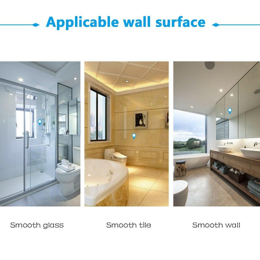 Toilet Paper Holder Super Storage Suction Cup Wall Mount Removable Rack Suction Cup Toilet Paper Holder  Wall Mount Plastic Tissue Roll Dispenser For Bathroom And Kitchen Stevvex
