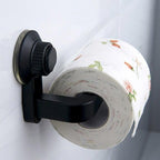 Toilet Paper Holder Super Storage Suction Cup Wall Mount Removable Rack Suction Cup Toilet Paper Holder  Wall Mount Plastic Tissue Roll Dispenser For Bathroom And Kitchen Stevvex