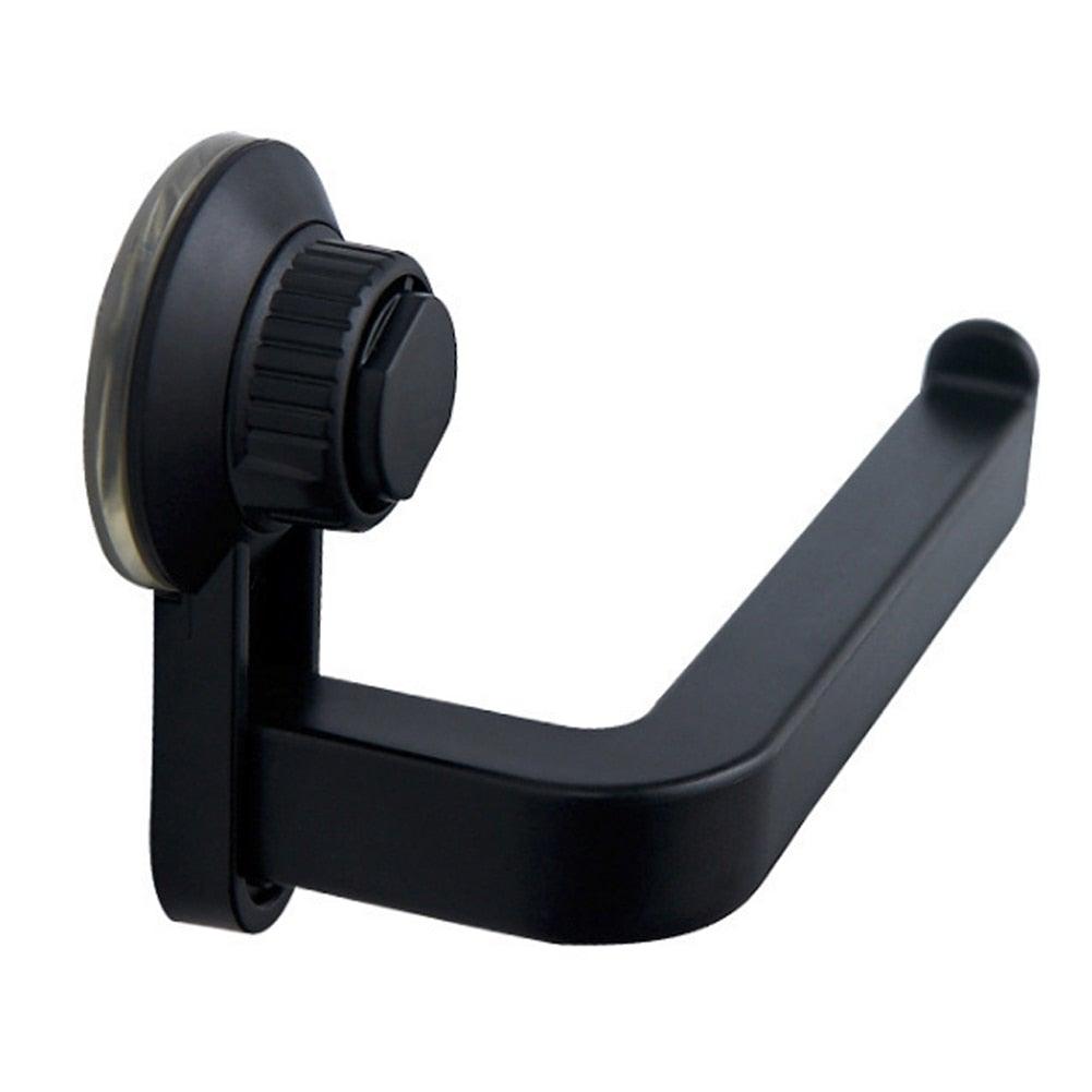 Toilet Paper Holder Super Storage Suction Cup Wall Mount Removable Rack Suction Cup Toilet Paper Holder  Wall Mount Plastic Tissue Roll Dispenser For Bathroom And Kitchen Stevvex