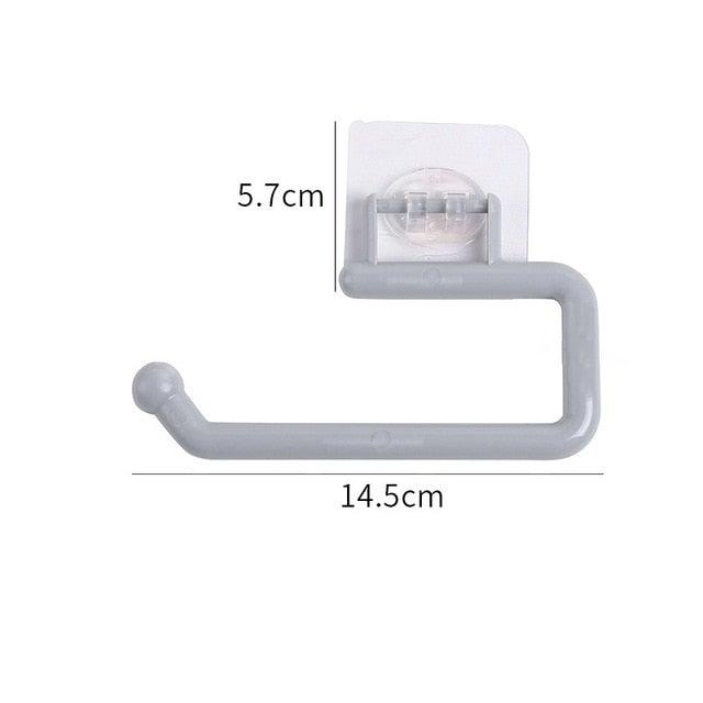 Toilet Wall Mount Toilet Paper Holder Stainless Steel Bathroom Kitchen Roll Paper Accessory Tissue Towel Accessories Holders Modern Paper Roll Holder Wall Mount Tissue Roll Rack For Bathroom Stevvex