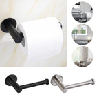 Toilet Wall Mount Toilet Paper Holder Stainless Steel Bathroom Kitchen Roll Paper Accessory Tissue Towel Accessories Holders Modern Paper Roll Holder Wall Mount Tissue Roll Rack For Bathroom Stevvex