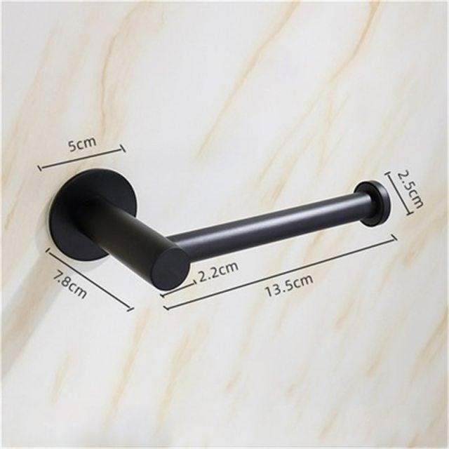 Toilet Wall Mount Toilet Paper Holder Stainless Steel Bathroom Kitchen Roll Paper Accessory Tissue Towel Accessories  Holders Modern Paper Roll Holder Wall Mount Tissue Roll Rack Stevvex