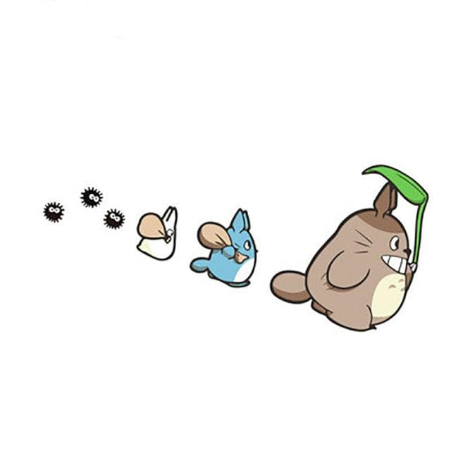 Tonari No Totoro Car Stickers Styling Car Stickers Styling Anime Comics Auto Window Decals Vinyl Windshield Accessories Auto Bumper Funny Cartoon Decal Stickers For Car 18cm*9cm Stevvex