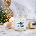 Luxury Bergamot Citrus Candle With Tobacco Flower Notes Lush Scented Jar BandsCo Straps