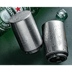 Automatic Beer Bottle Opener Magnet Beer Opener Stainless Steel Push Down Opener Wine Beer Soda Cap Opener Kitchen Accessories Stevvex