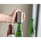 Automatic Beer Bottle Opener Magnet Beer Opener Stainless Steel Push Down Opener Wine Beer Soda Cap Opener Kitchen Accessories Stevvex