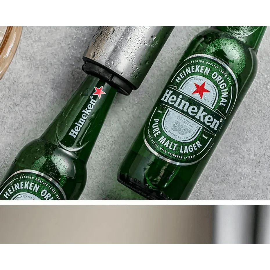 Automatic Beer Bottle Opener Magnet Beer Opener Stainless Steel Push Down Opener Wine Beer Soda Cap Opener Kitchen Accessories Stevvex