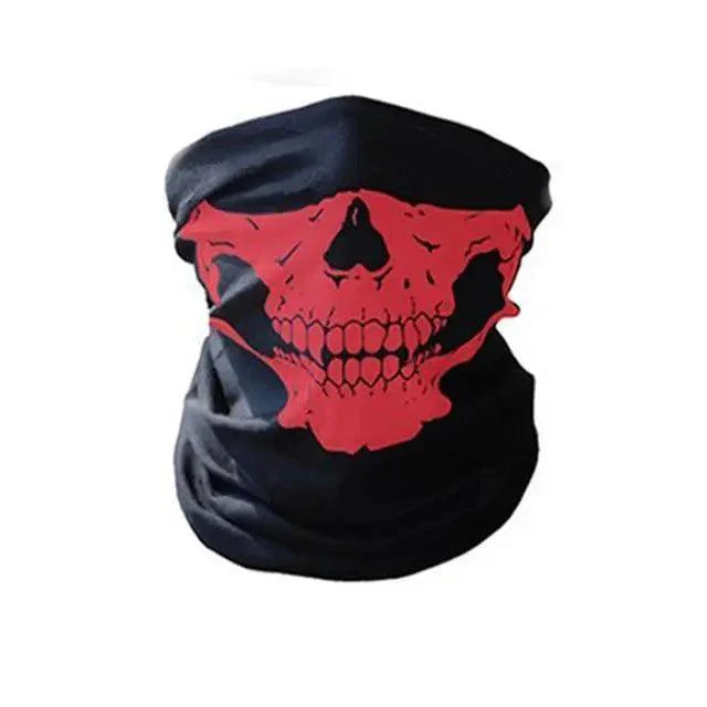 Top Quality Cycling Mask Headwear Halloween Skull Wrap Scarf Warm Washable Headband Breathable Running Bandana Outdoor Sports Equipment Stevvex