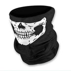 Top Quality Cycling Mask Headwear Halloween Skull Wrap Scarf Warm Washable Headband Breathable Running Bandana Outdoor Sports Equipment Stevvex