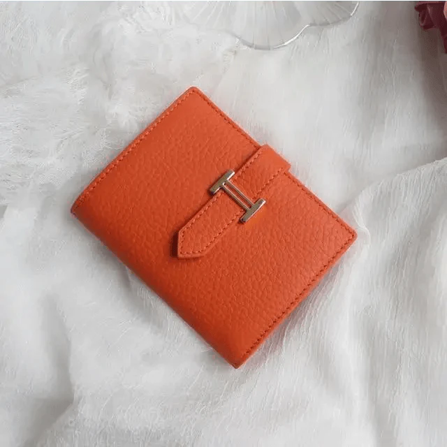 Genuine Leather Wallets, Coin Purses For Female Vintage Style Solid Colors Thin Clutch Phone Bag Wallet for Women and Girls Stevvex