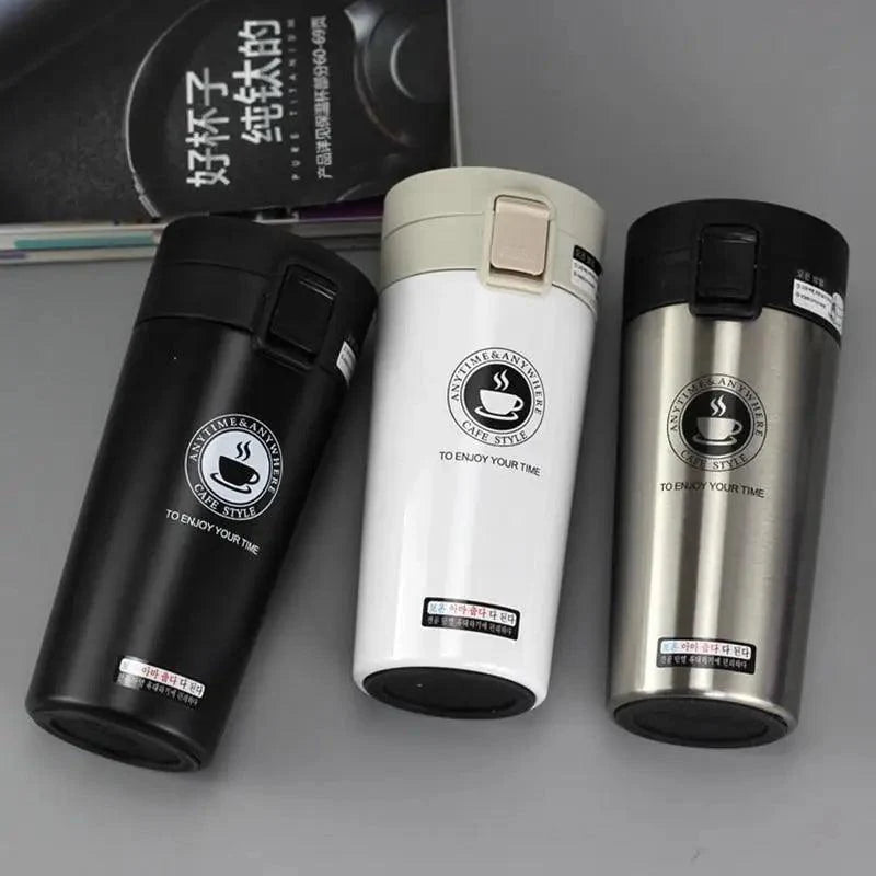 Travel Coffee Mug Stainless Steel Thermos Tumbler Cups Vacuum Flask Thermo Water Bottle Tea Mug Thermocup Stevvex