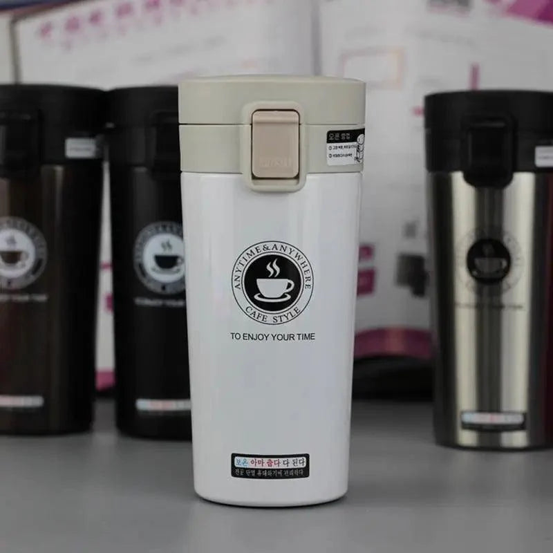 Travel Coffee Mug Stainless Steel Thermos Tumbler Cups Vacuum Flask Thermo Water Bottle Tea Mug Thermocup Stevvex