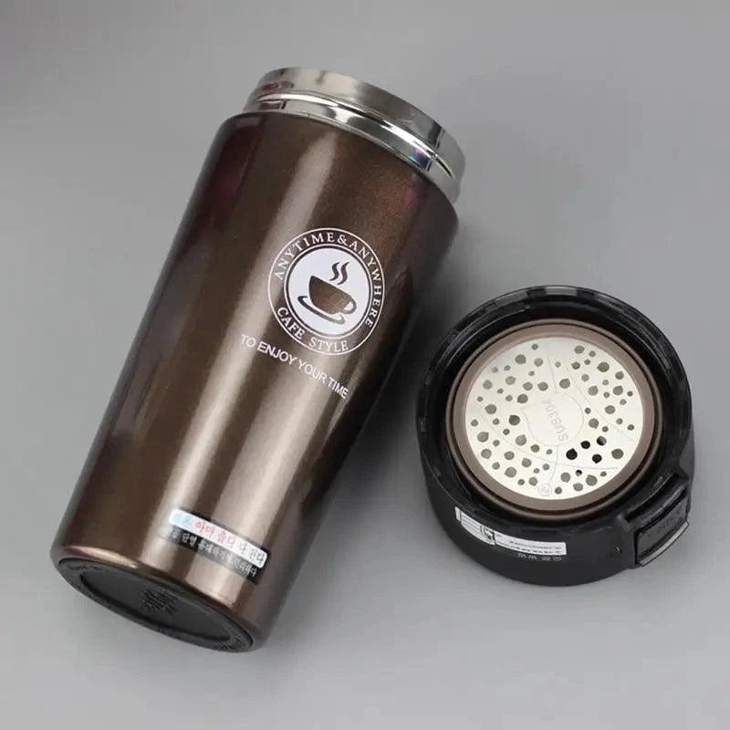 Travel Coffee Mug Stainless Steel Thermos Tumbler Cups Vacuum Flask Thermo Water Bottle Tea Mug Thermocup Stevvex