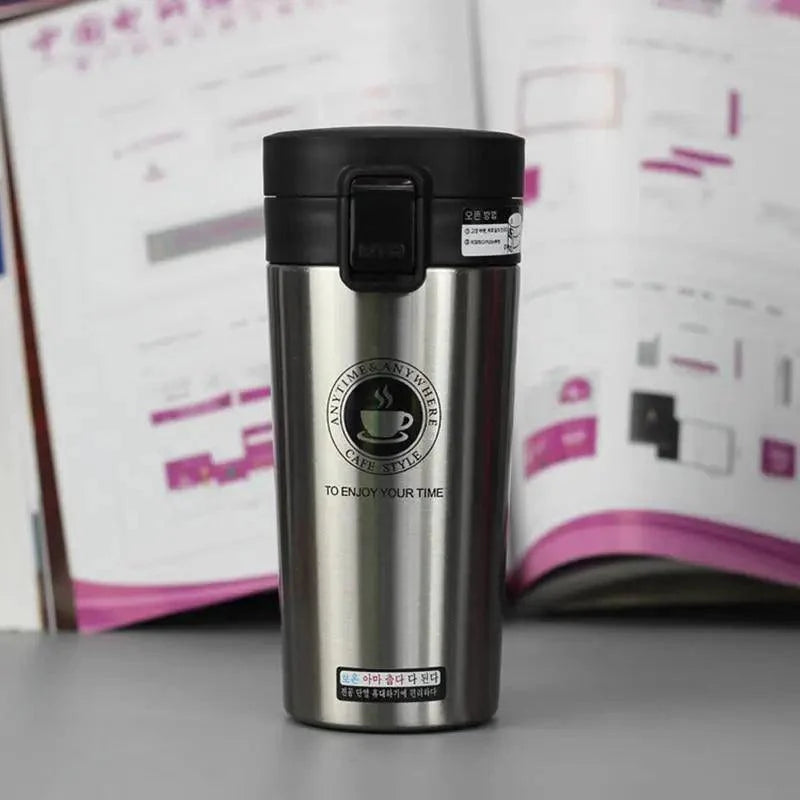 Travel Coffee Mug Stainless Steel Thermos Tumbler Cups Vacuum Flask Thermo Water Bottle Tea Mug Thermocup Stevvex