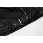 PU Faux Leather Jacket Women Loose Sashes Casual Biker Jackets Outwear Female Tops BF Style Black Leather Jacket Coat Stevvex