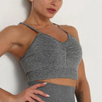 Push Up Sports Tops Fitness For Women And Girls Sport Female Sport Gym Top Padded Gym Brassiere Sports