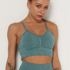 Push Up Sports Tops Fitness For Women And Girls Sport Female Sport Gym Top Padded Gym Brassiere Sports