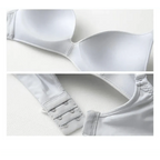 Seamless Bras for Women Push Up Bra No Wire Brassiere A B Cup Underwear Bra Three Quarters 3/4 Cup Thin Soft Sexy Stevvex