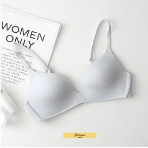 Seamless Bras for Women Push Up Bra No Wire Brassiere A B Cup Underwear Bra Three Quarters 3/4 Cup Thin Soft Stevvex