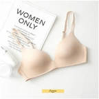 Seamless Bras for Women Push Up Bra No Wire Brassiere A B Cup Underwear Bra Three Quarters 3/4 Cup Thin Soft Stevvex