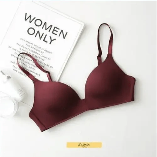 Seamless Bras for Women Push Up Bra No Wire Brassiere A B Cup Underwear Bra Three Quarters 3/4 Cup Thin Soft Sexy Stevvex