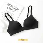 Seamless Bras for Women Push Up Bra No Wire Brassiere A B Cup Underwear Bra Three Quarters 3/4 Cup Thin Soft Sexy Stevvex