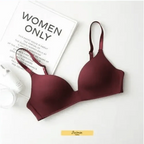 Seamless Bras for Women Push Up Bra No Wire Brassiere A B Cup Underwear Bra Three Quarters 3/4 Cup Thin Soft Stevvex