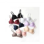 Seamless Bras for Women Push Up Bra No Wire Brassiere A B Cup Underwear Bra Three Quarters 3/4 Cup Thin Soft Stevvex