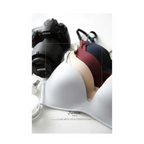 Seamless Bras for Women Push Up Bra No Wire Brassiere A B Cup Underwear Bra Three Quarters 3/4 Cup Thin Soft Stevvex