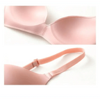 Seamless Bras for Women Push Up Bra No Wire Brassiere A B Cup Underwear Bra Three Quarters 3/4 Cup Thin Soft Sexy Stevvex