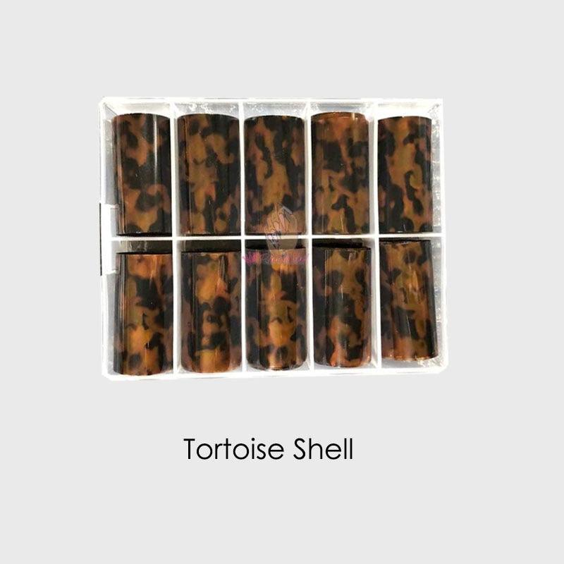 Tortoiseshell Amber Nails Tortoise Shell Nail Art Foil Transfer Decals Wraps Tips Nail Manicure Decorations Leopard Nail Foil Transfer Stickers Leopard Snake Laser Gold Design Nail Foil Decals Art Sticker for Women Manicure Tips Stevvex