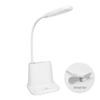 Touch Dimmable LED Desk Lamp 10W Wireless Charging/USB  Charging Table Light for Children Kids Reading Study Bedside Bedroom Decorative Table Lamp Cute Study Lamps for Bedroom Décor