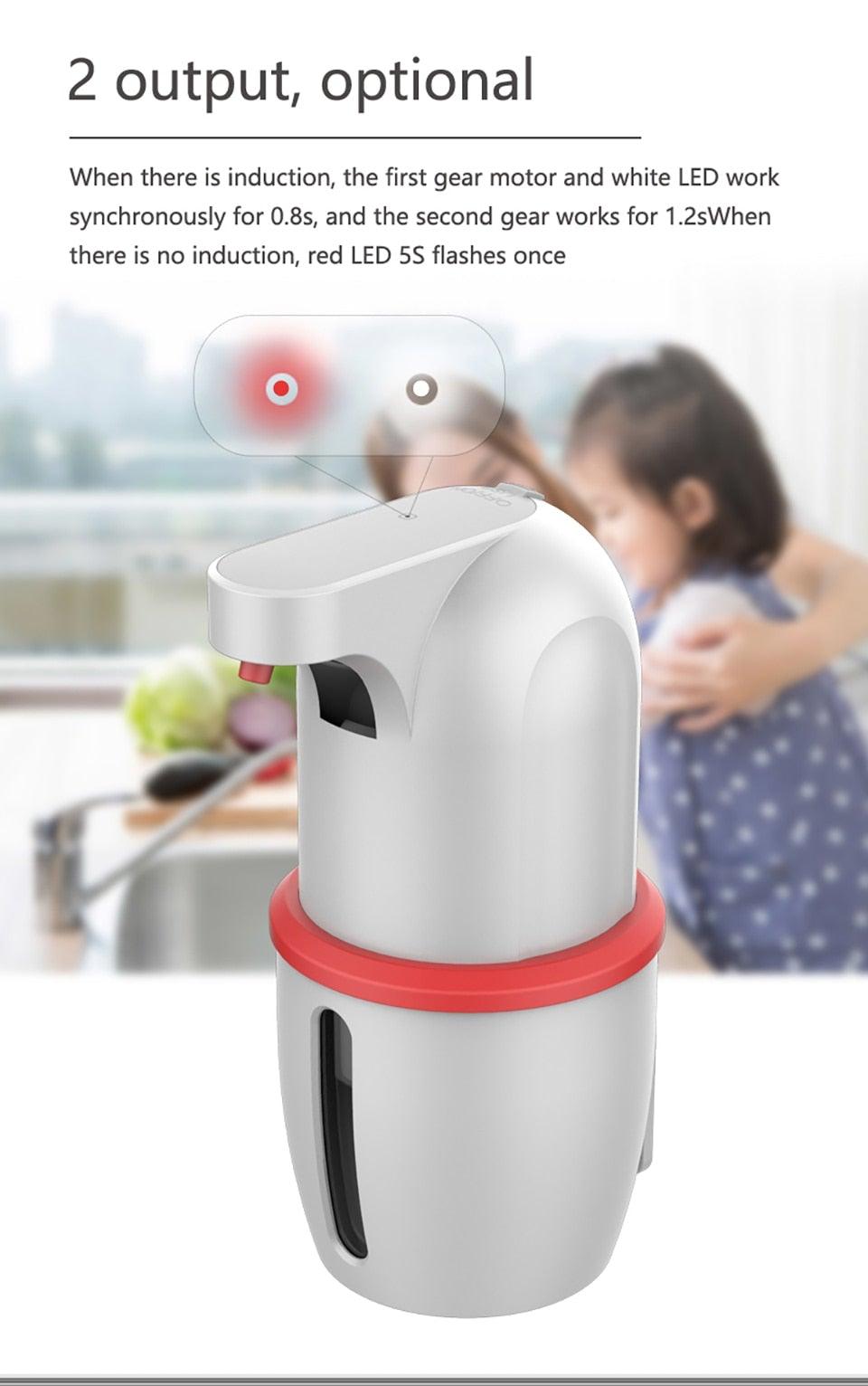 Touchless Automatic Soap Dispenser USB Charging Smart Foam Machine Infrared Sensor Foam Soap Dispenser Hand Sanitizer Touchless Commercial Easy Refill Soap & Sanitizer Holder Hand Free Sensor Wall Mount Adjustable Liquid Gel Stevvex