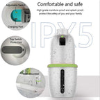 Touchless Automatic Soap Dispenser USB Charging Smart Foam Machine Infrared Sensor Foam Soap Dispenser Hand Sanitizer Touchless Commercial Easy Refill Soap & Sanitizer Holder Hand Free Sensor Wall Mount Adjustable Liquid Gel Stevvex