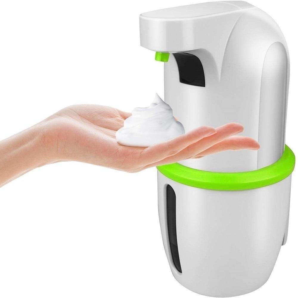 Touchless Automatic Soap Dispenser USB Charging Smart Foam Machine Infrared Sensor Foam Soap Dispenser Hand Sanitizer Touchless Commercial Easy Refill Soap & Sanitizer Holder Hand Free Sensor Wall Mount Adjustable Liquid Gel Stevvex
