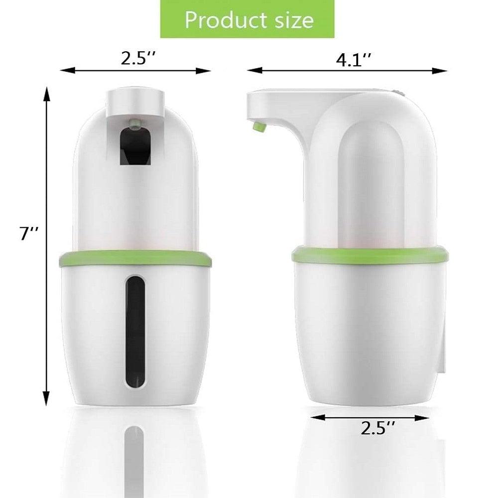 Touchless Automatic Soap Dispenser USB Charging Smart Foam Machine Infrared Sensor Foam Soap Dispenser Hand Sanitizer Touchless Commercial Easy Refill Soap & Sanitizer Holder Hand Free Sensor Wall Mount Adjustable Liquid Gel Stevvex