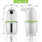Touchless Automatic Soap Dispenser USB Charging Smart Foam Machine Infrared Sensor Foam Soap Dispenser Hand Sanitizer Touchless Commercial Easy Refill Soap & Sanitizer Holder Hand Free Sensor Wall Mount Adjustable Liquid Gel Stevvex